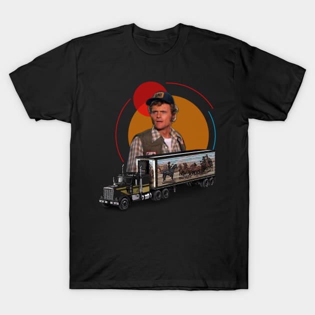 Snowman And Bandit Go Back And Forth On T-Shirt by naughtyoldboy